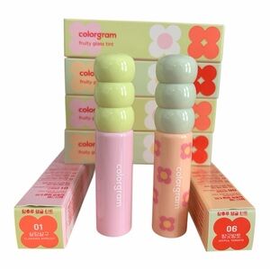 2/$10 Colorgram Fruity Glass Tint Flashing Apricot & Joyful Tomato